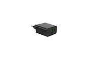 Gembird TA-UC-PDQC20-01-BK 2-port 20W Power Delivery USB type-C fast charger  black