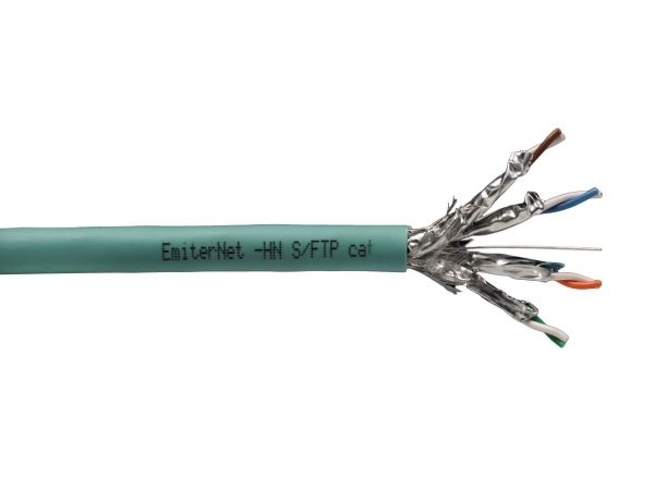 Emitter Net S/FTP Cat.7 1000MHz B2ca LSZH-FR Cable  4x2x23AWG Wire