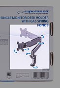 Esperanza ERW019 monitor mount / stand 68.6 cm (27 ) Desk Black