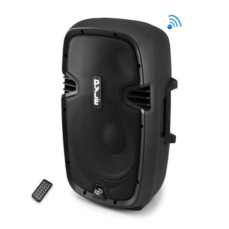 Active Speaker Cabinet (with 2 UHF  SD  Bluetooth  FM  USB  LED wireless microphones) 60 Watt