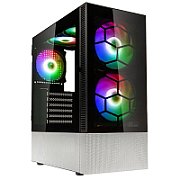 Observatory MX Glass ARGB, Mid-Tower, Negru/Alb