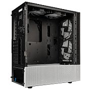 Observatory MX Glass ARGB, Mid-Tower, Negru/Alb