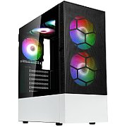 Observatory MX Mesh ARGB, Mid-Tower, Negru/Alb