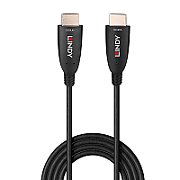 Cablu Lindy 10m Hybrid HDMI 8k60, latime de banda suportata 48Gbps, rezolutie maxima 7680x4320@60Hz 4:2:0 10bit, 3840x2160@120Hz 4:4:4 10bit