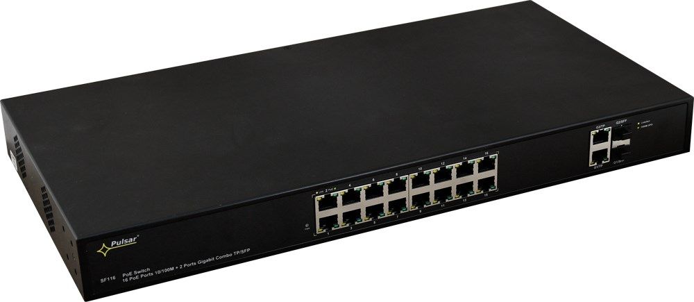 Switch Pulsar SF116, 16 porturi 10 / 100 / 1000 Mbps