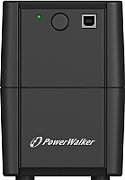 UPS PowerWalker VI 650 SH, 650 VA, 360 W, cu management, line-interactive, 2x Schuko, 1x RJ45, 1x USB, 12 V / 7Ah Tower, Negru