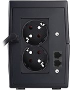 UPS PowerWalker VI 650 SH, 650 VA, 360 W, cu management, line-interactive, 2x Schuko, 1x RJ45, 1x USB, 12 V / 7Ah Tower, Negru