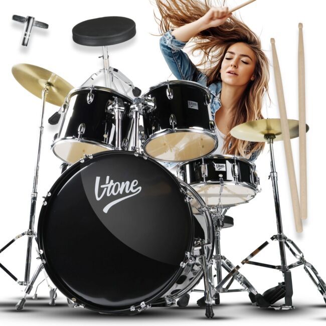 V-TONE VD KIT PRO black acoustic drums set