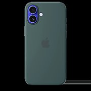 iPhone 16 Plus Silicone Case with MagSafe - Lake Green
