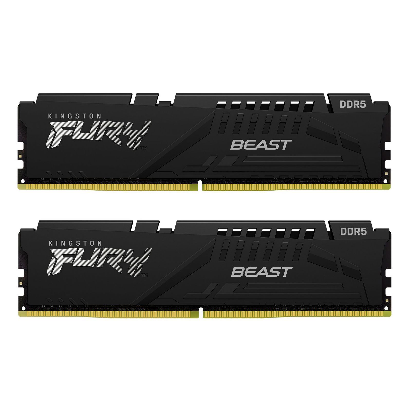 Memorie Kingston FURY Beast 32 GB DDR5 6000 MHz CL36, kit 2 x 16 GB, XMP 3.0 / EXPO, Negru