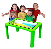Masa interactiva detasabila 43  cu touch EVO Kindergarten, 8 core A55, RAM 4GB, ROM 32GB, 4k, 2x15W difuzor, Android 14