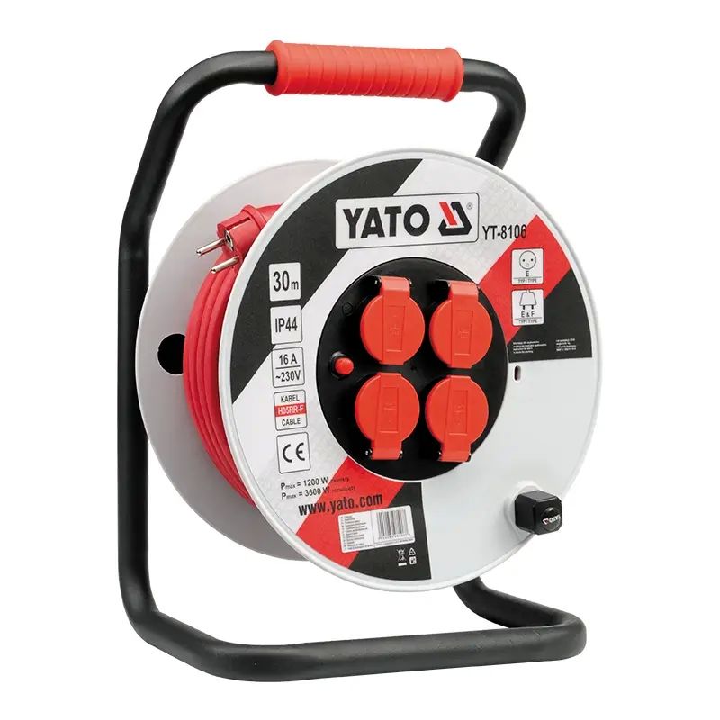 YATO EXTENSION CABLE PLASTIC DRUM 30m 3x2.5mm2