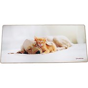 PET FRIENDS, 90 x 40cm, baza cauciucata, suprafata textila, Bej