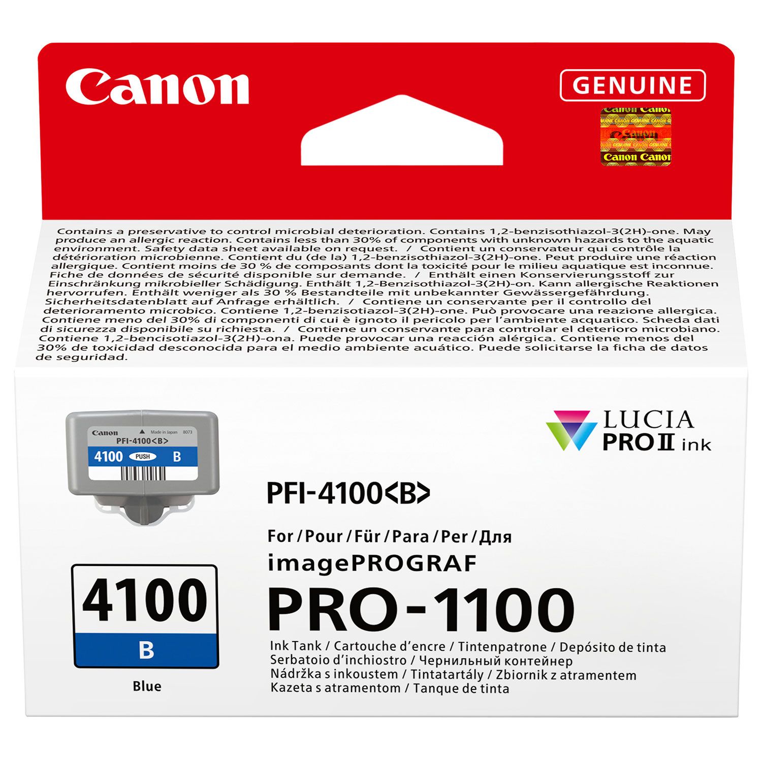Cartus cerneala Canon 6786C001 ,Albastru ,80 ml ,Original (PFI-4100b)