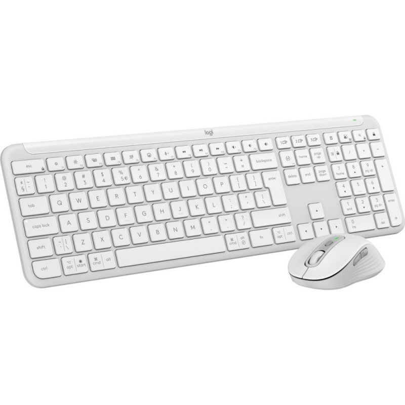 LOGITECH Signature Slim Combo MK950 - OFF WHITE - US INT'L - 2.4GHZ/BT - INTNL-973