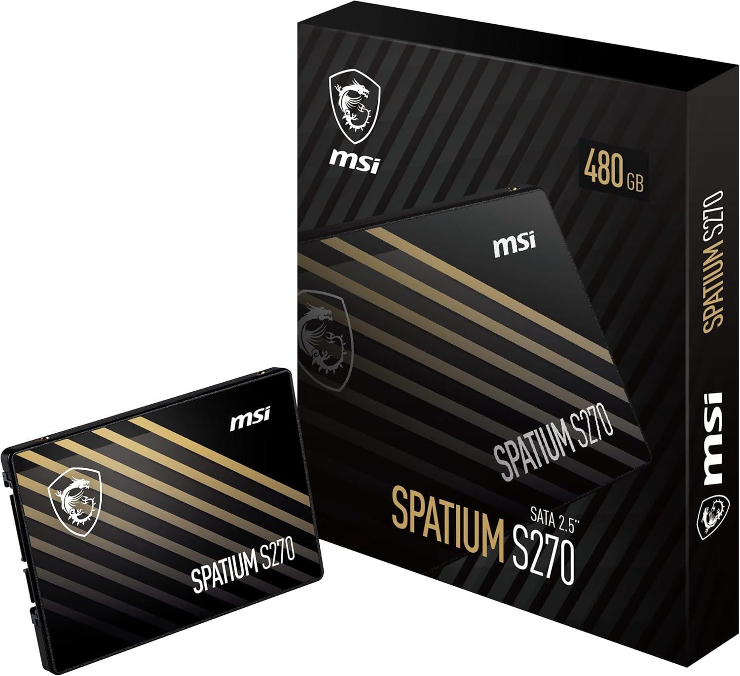 SSD MSI SPATIUM S270 480 GB SATA III 2.5 inch