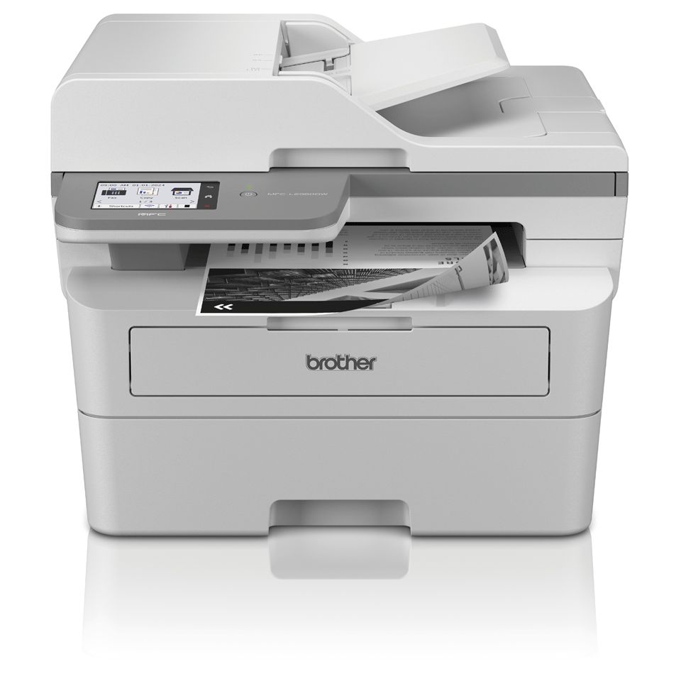 Imprimanta multifunctionala laser monocrom Brother MFC-L2960DW, A4, duplex, ADF, USB 2.0, Wi-Fi, 34 ppm