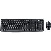 Kit Genius tastatura +mouse, 104 taste (concave), 12 taste multimedia, interfata USB, + mouse optic, rezolutie maxima 1000dpi, 3 butoane, negru