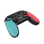 Controller wireless Trust Muta pentru consola Nintendo Switch, 15 butoane, controale: A, B, X, Y, L1, L2, L3, R1, R2, R3, reset, 8-way, start, select, d-input, multicolor