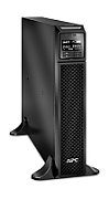 UPS APC SRT3000XLW-IEC, 3000 VA, 2700 W, cu management, on-line double-conversion, 6x C13, 2x C19, 1x USB, 96V Baterie cu plăci de plumb şi acid, Rack 2U, Negru