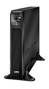 UPS APC SRT3000XLW-IEC, 3000 VA, 2700 W, cu management, on-line double-conversion, 6x C13, 2x C19, 1x USB, 96V Baterie cu plăci de plumb şi acid, Rack 2U, Negru