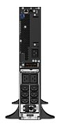 UPS APC SRT3000XLW-IEC, 3000 VA, 2700 W, cu management, on-line double-conversion, 6x C13, 2x C19, 1x USB, 96V Baterie cu plăci de plumb şi acid, Rack 2U, Negru