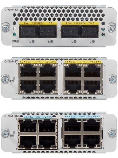 4-PORT LAYER 2/3 GE SWITCH/NETWORK INTERFACE MODULE