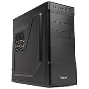 CARCASA SPACER - office, Middle Tower, ATX,  APOLLO , 500 (250W for 500 Desktop PC), USB 3.0 x 2, USB Type C x 1, HD Audio, black,  SPCS-OC-APOLLO-250W  (timbru verde 0.8 lei)