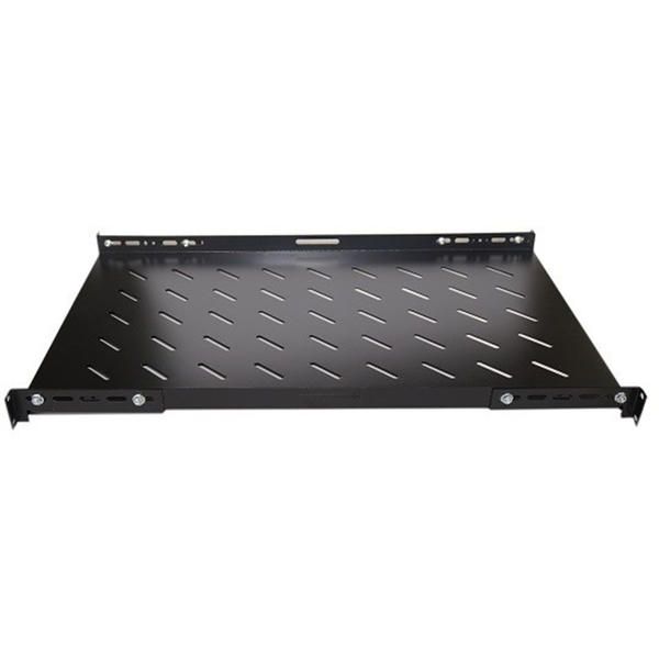 RAFT FIX SPACER 1U pentru rack 19 , adancime 260mm, sarcina maxima 25Kg, vopsea antistatic, otel 0.8mm, black,  SPSF-1U260-BK-02