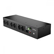 UPS nJoy UPCMRSS680TTRCG01B, 800 VA, 480 W, off-line, 8x Schuko, 9 minute 40s (50% sarcina), Rack 2U, Negru
