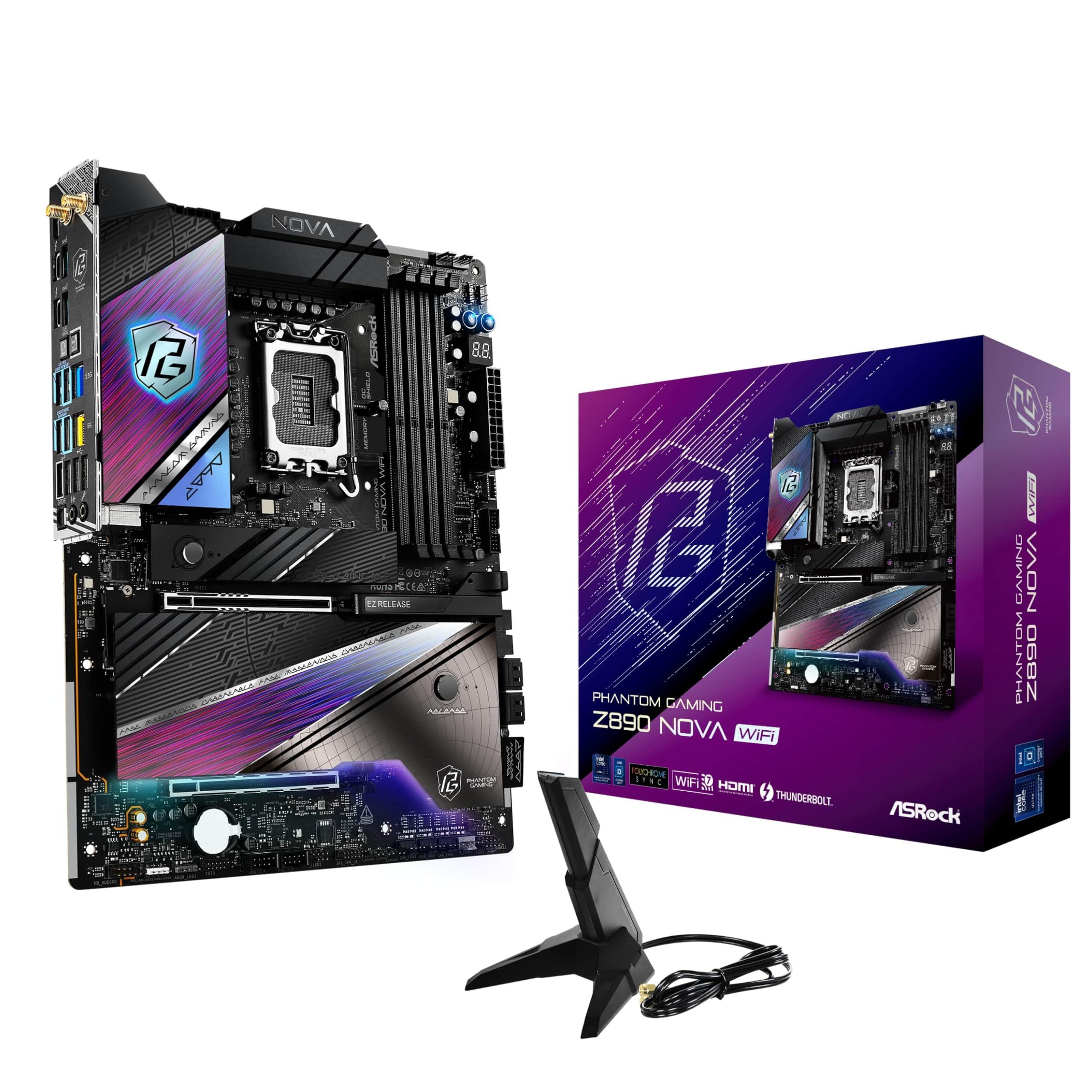 ASRock Z890 Nova WiFi           1851 ATX                DDR5 retail