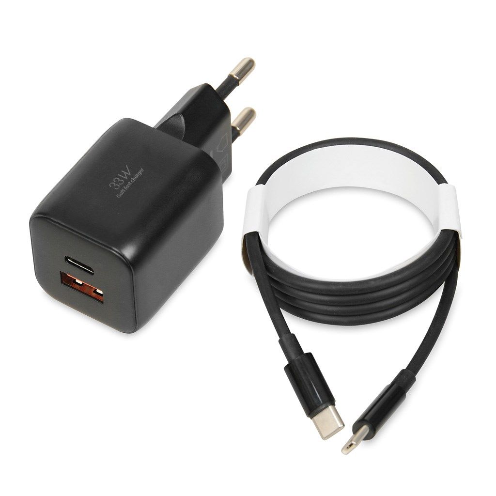 iBOX C-42 GaN PD33W Wall charger  Black
