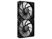 Ventilatoare Carcasa CORSAIR iCUE LINK RX140 MAX 2x140mm NEGRU, viteza 0.300-1600 RPM +/- 10%, Airflow: 27.5-103.5 CFM, Presiune Statica: 0.2-2.39 mm-H2O, Nivel de zgomot: 10-36dBA