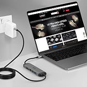 LINDY DST-Micro 140 USB Typ C 4K Laptop Micro Dockingstation