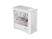 GENESIS IRID 503 ARGB LITE MATX MINI TOWER CASE WITH WINDOW WHITE