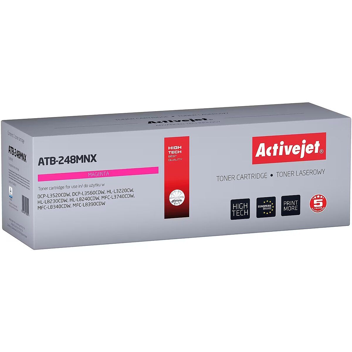 Activejet ATB-248MNX Toner for Brother printers Replacement Brother TN248XLM Supreme 2 300 pages magenta)