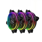 Ventilator Floston HALO RGB RAINBOW LED3XFAN KIT ,120 x 120 x  mm ,1200 ROM