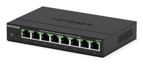 Switch NetGear MS308-100EUS, 8 porturi 100/1000/2500 Mbps