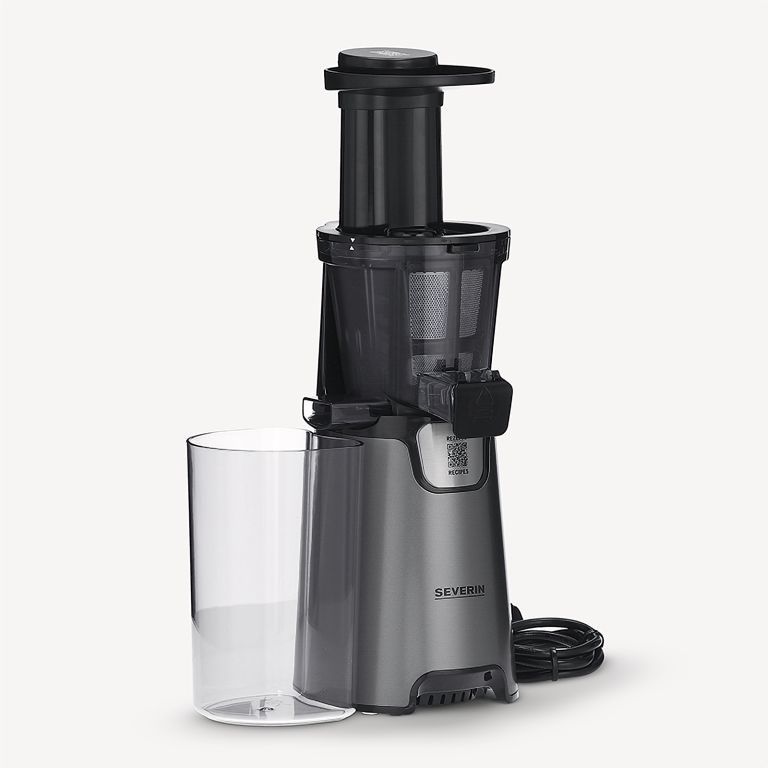 Severin ES 3571 juice maker Slow juicer 150 W Black  Grey  Metallic  Stainless steel