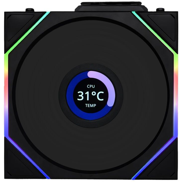 Ventilator Lian Li LULI-115 ,120 x 120 x 28 mm ,1900 rpm ,Negru ,RGB