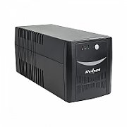 UPS Rebel KOM0553, 1 kVA, 600 W, fara management, off-line, 4x Schuko, 7.0 Ah 12 V, Tower, Negru