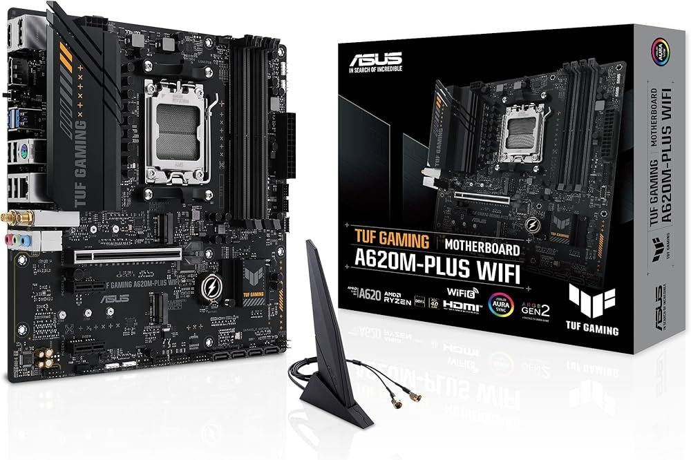 MB AMD A620 SAM5 MATX/GAMING A620M-PLUS WIFI ASUS