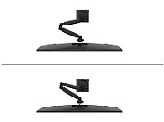 Brat monitor Neomounts DS60-600BL1 pentru display-uri cu diagonale 10 -32 , sistem de prindere VESA 75x75~100x100, greutate maxima suportata 8kg, full motion, tilt +45°, swivel 90°, rotate 180°, distanta fata de perete 172-496mm culoare negru. Garantie 5 ani