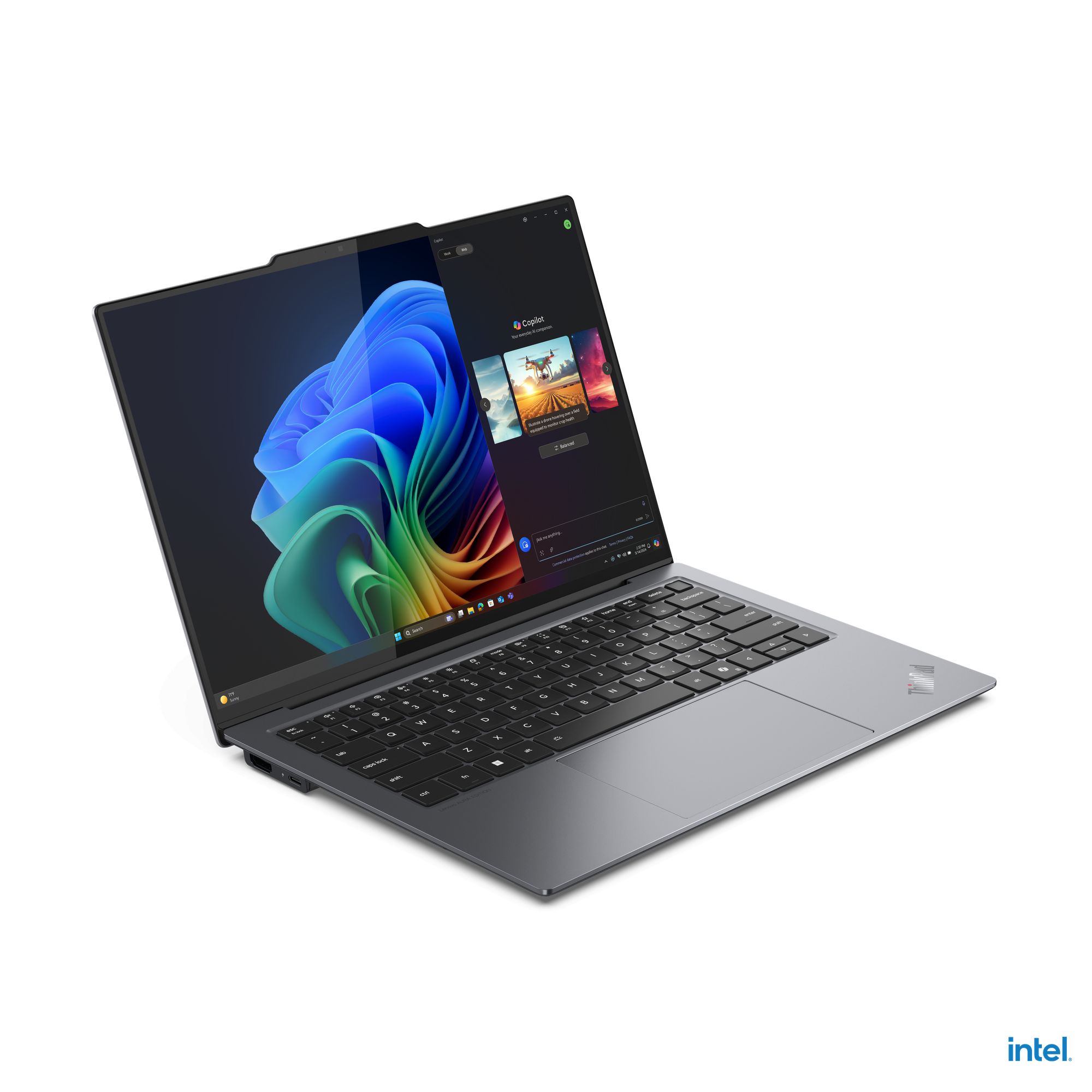 Laptop Lenovo ThinkPad X9-14 G1, 14 inch 1920 x 1200, Intel Core Ultra 7 258V (8 C / 8 T, N/A - N/A, N/A cache, N/A), 32 GB LPDDR5X, 1 TB SSD, Intel Arc Graphics, Windows 11 Pro, Tastatura English (EU), Gri