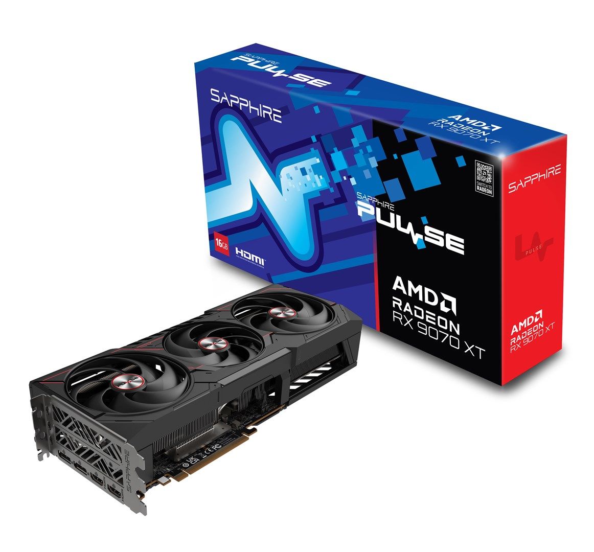 Placa video SAPPHIRE Radeon RX 9070 XT PULSE 16 GB GDDR6 256 bit