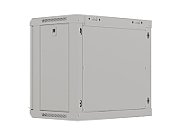 Wall-mounted rack cabinet 19  9U 540x350 grey with glass doors LANBERG (FLAT PACK)