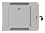 Wall-mount 19  4U 540X350 grey rack cabinet with glass door Lanberg (flat pack)