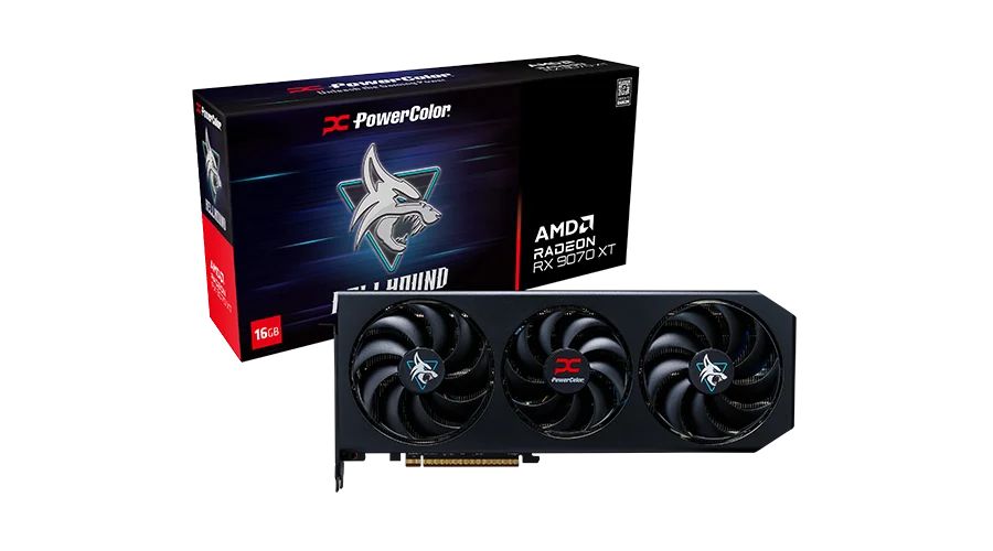 Placa video PowerColor Radeon RX 9070 XT Hellhound 16 GB GDDR6 256 bit