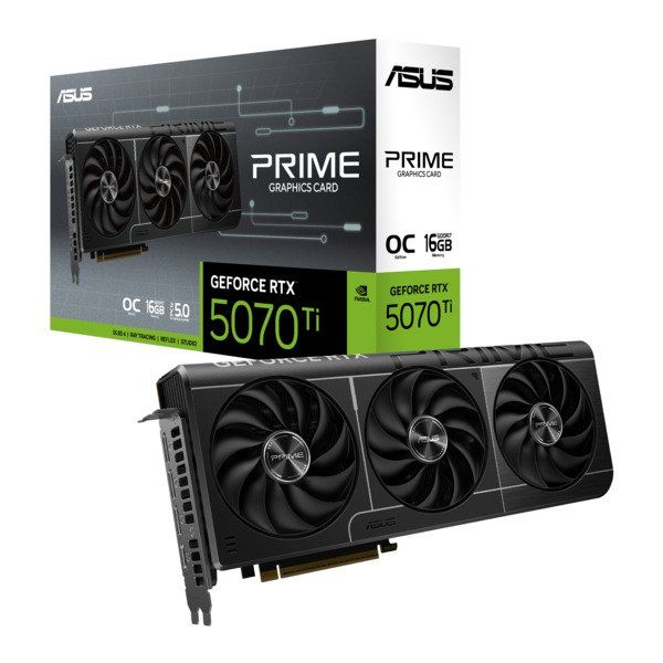Placa video ASUS GeForce RTX 5070 Ti PRIME OC 16 GB GDDR7 256 bit