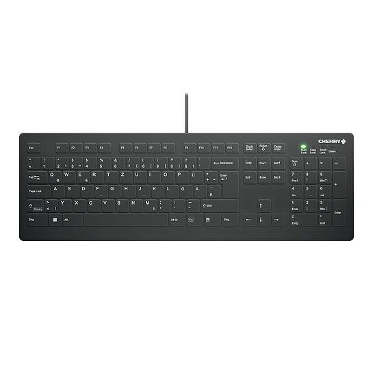 CHERRY Keyboard AK-C8112 Medical corded [DE] black kabelgebunden
